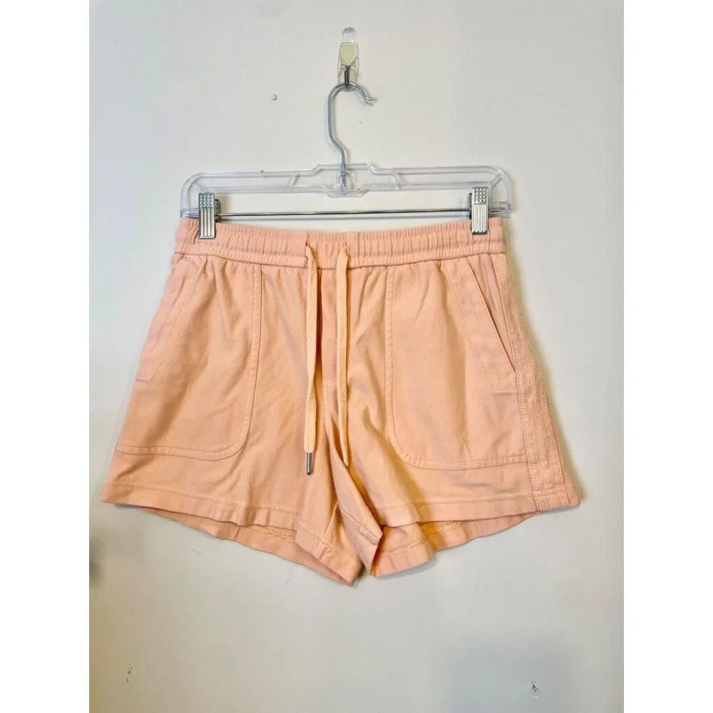 Athleta | Women's Salmon Pink Drawstring Elastic Waist Shorts Size XS